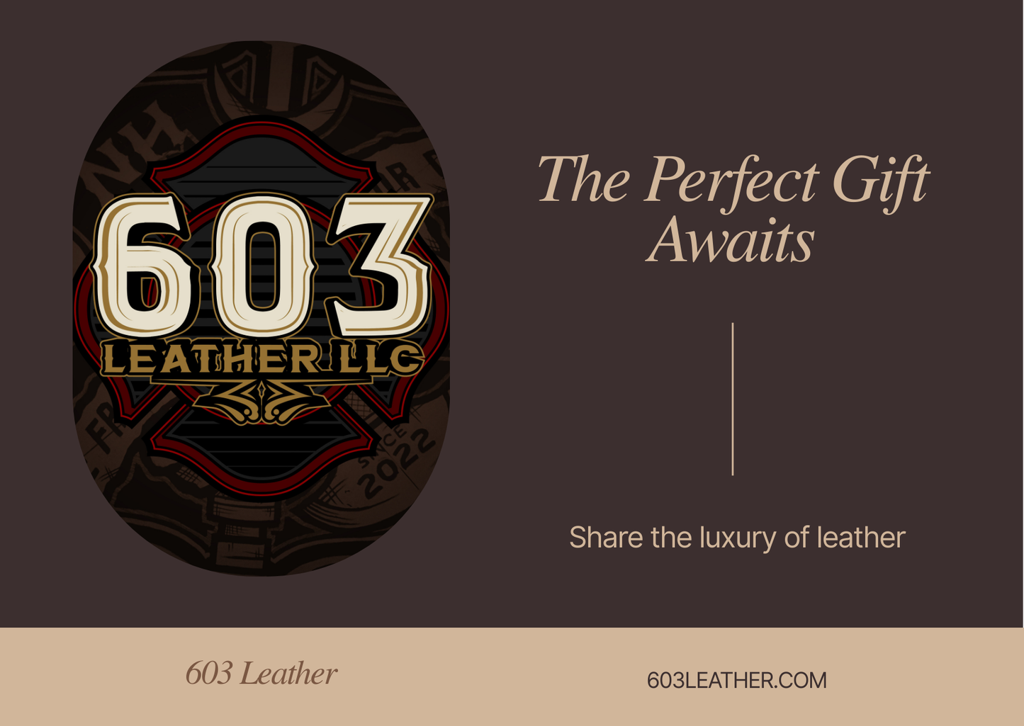 603 Leather Gift Card
