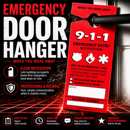 Emergency Door Hanger