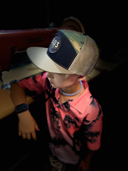 603 Leather Trucker Hat