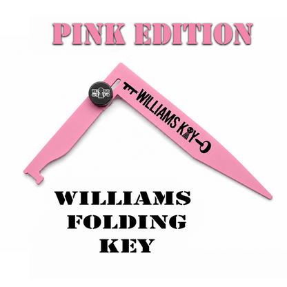 Pink Folding Williams Key