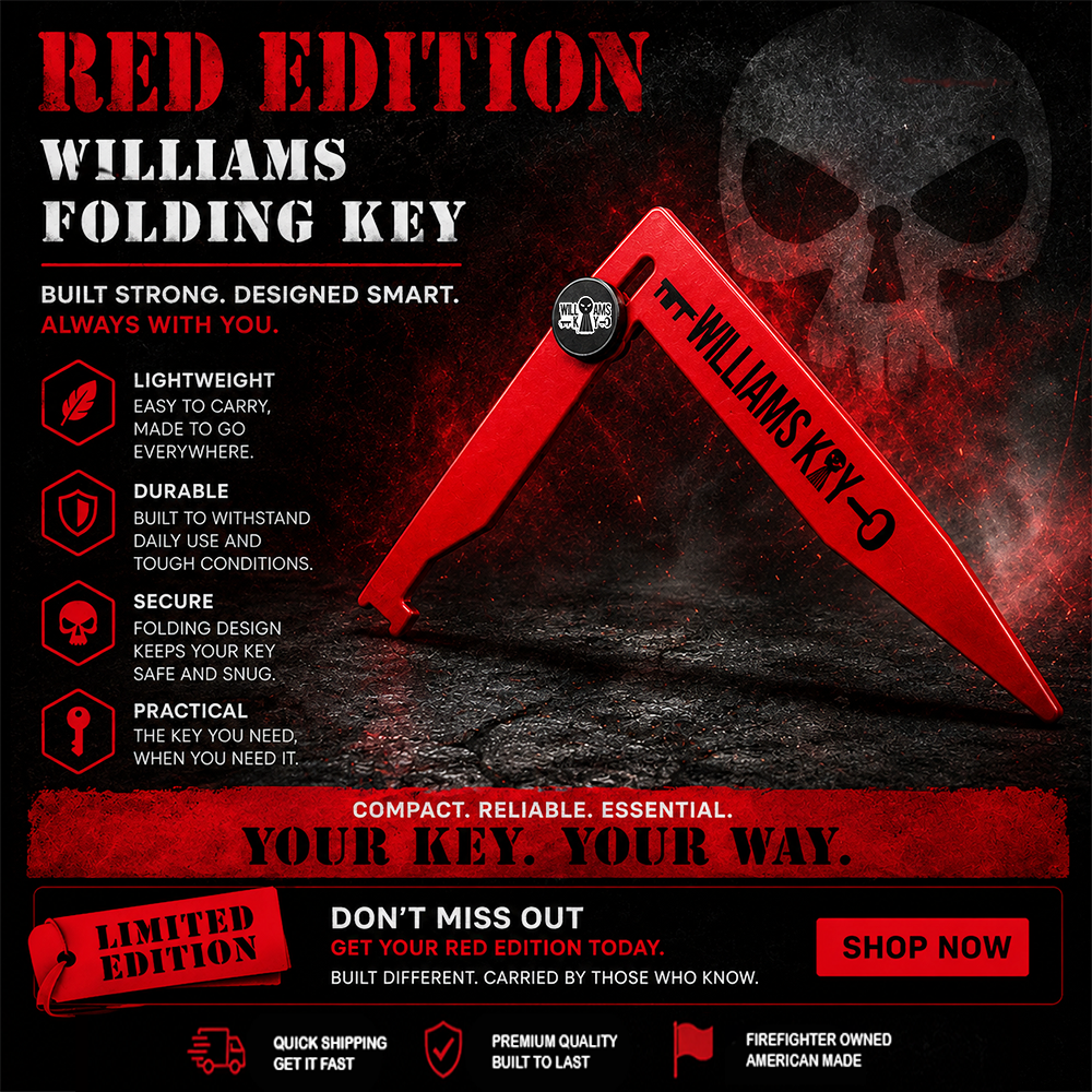Red Folding Williams Key