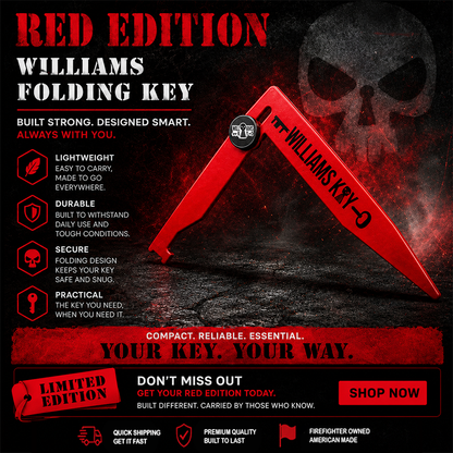 Red Folding Williams Key