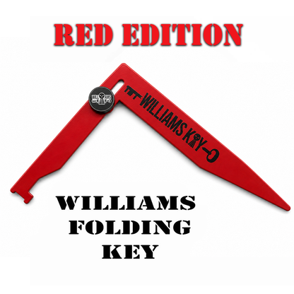 Red Folding Williams Key
