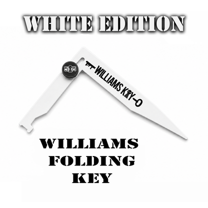 White Folding Williams Key